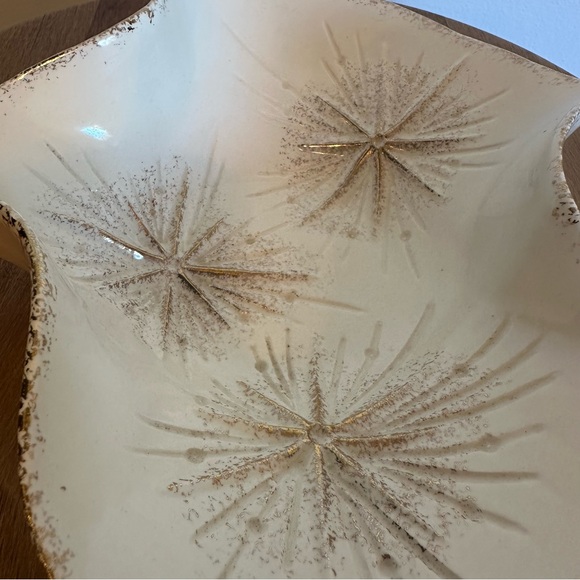 SOLD- Vintage MCM Atomic Starburst Design Dish Gift California Original #741 - Picture 9 of 16